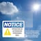 Signmission Operation By Authorized Personnel Only OSHA Notice Sign, Vinyl Decal, 10in W x 7in L, 2PK OS-2PACK-NS-D-710-L-16303 - alternate 3